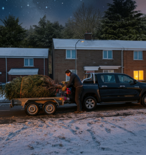 dublin Property Services removing christmas trees
