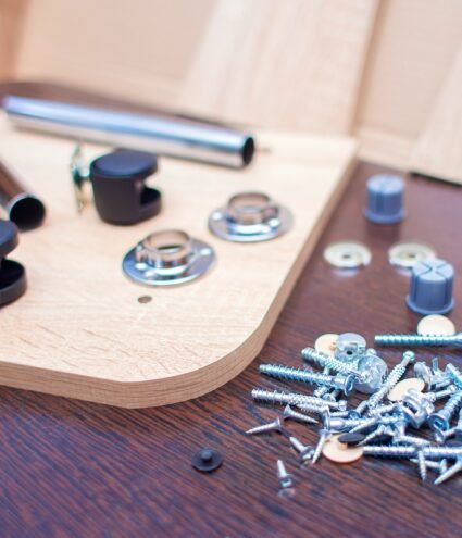 Dublin Property Services IKEA table assembly.