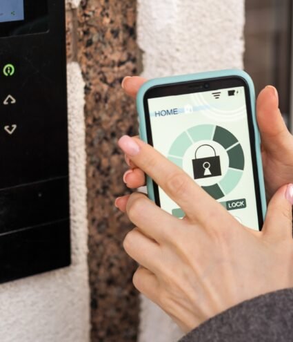 Dublin Property Services installed smartphone lock