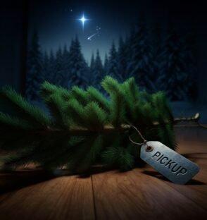 christmas tree pickup tag