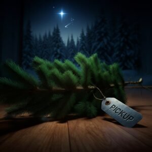 christmas tree pickup tag