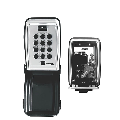 Push button Weather Resistant Outdoor Lockbox for Kids